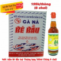 Nước mắm loại thượng hạng 500ml Bé Bầu Cà Ná