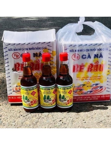 Nước mắm loại thượng hạng 500ml Bé Bầu Cà Ná